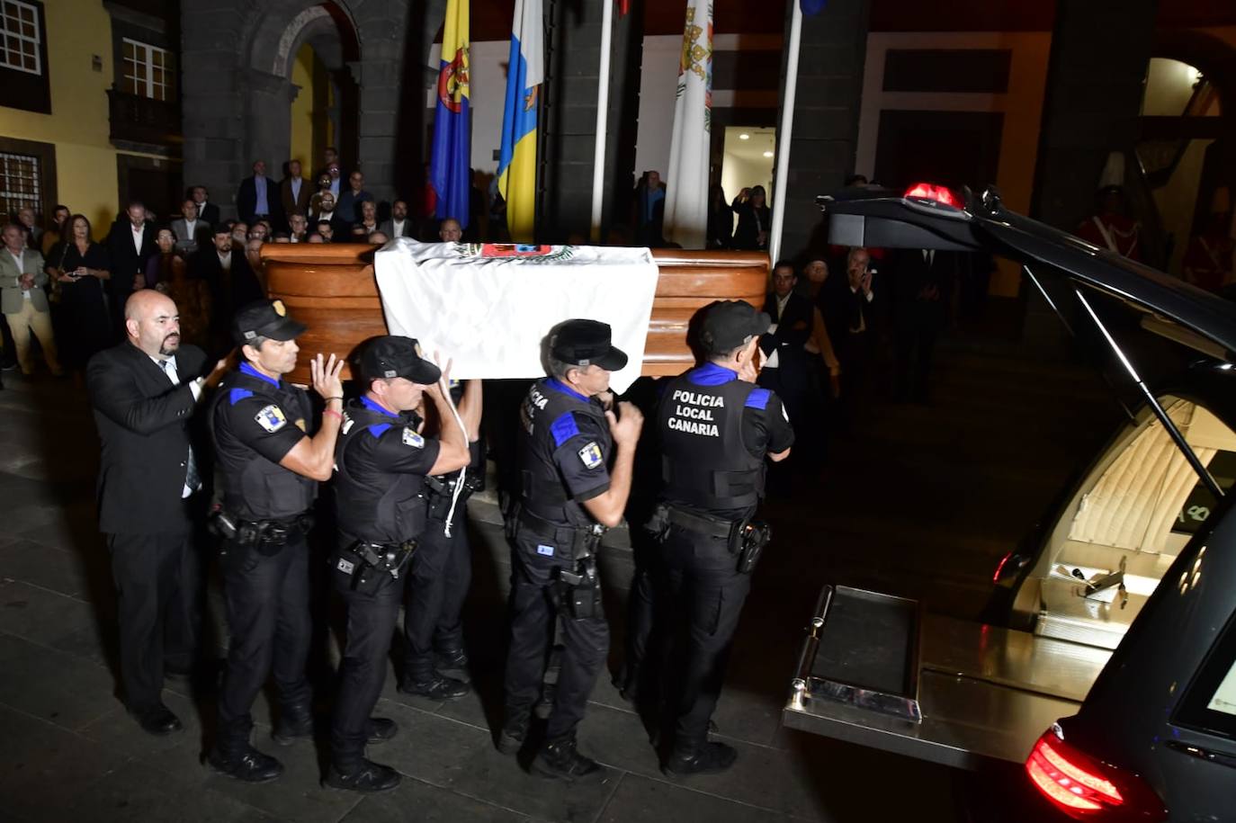 Capilla ardiente de Jerónimo Saavedra