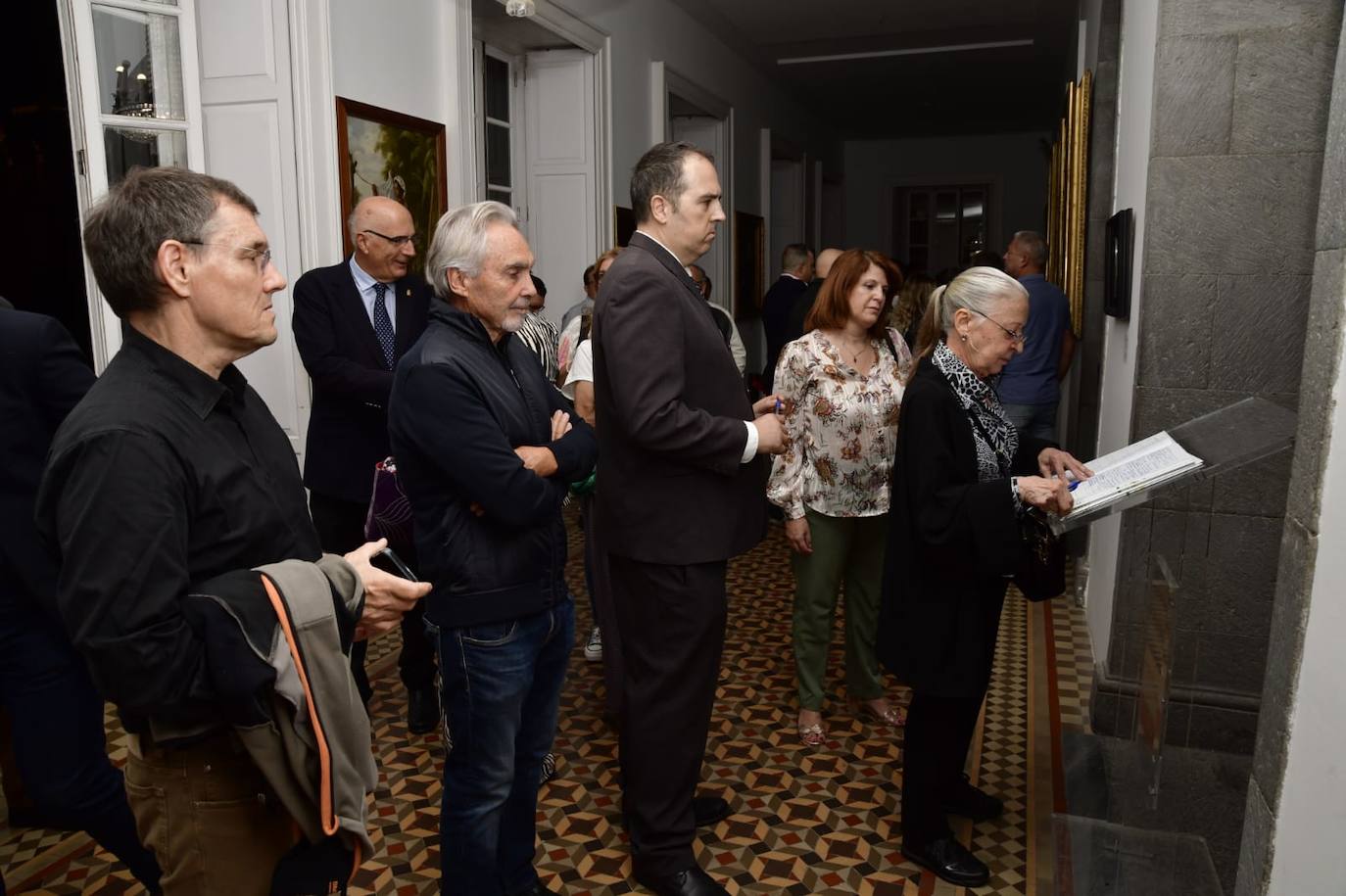 Capilla ardiente de Jerónimo Saavedra