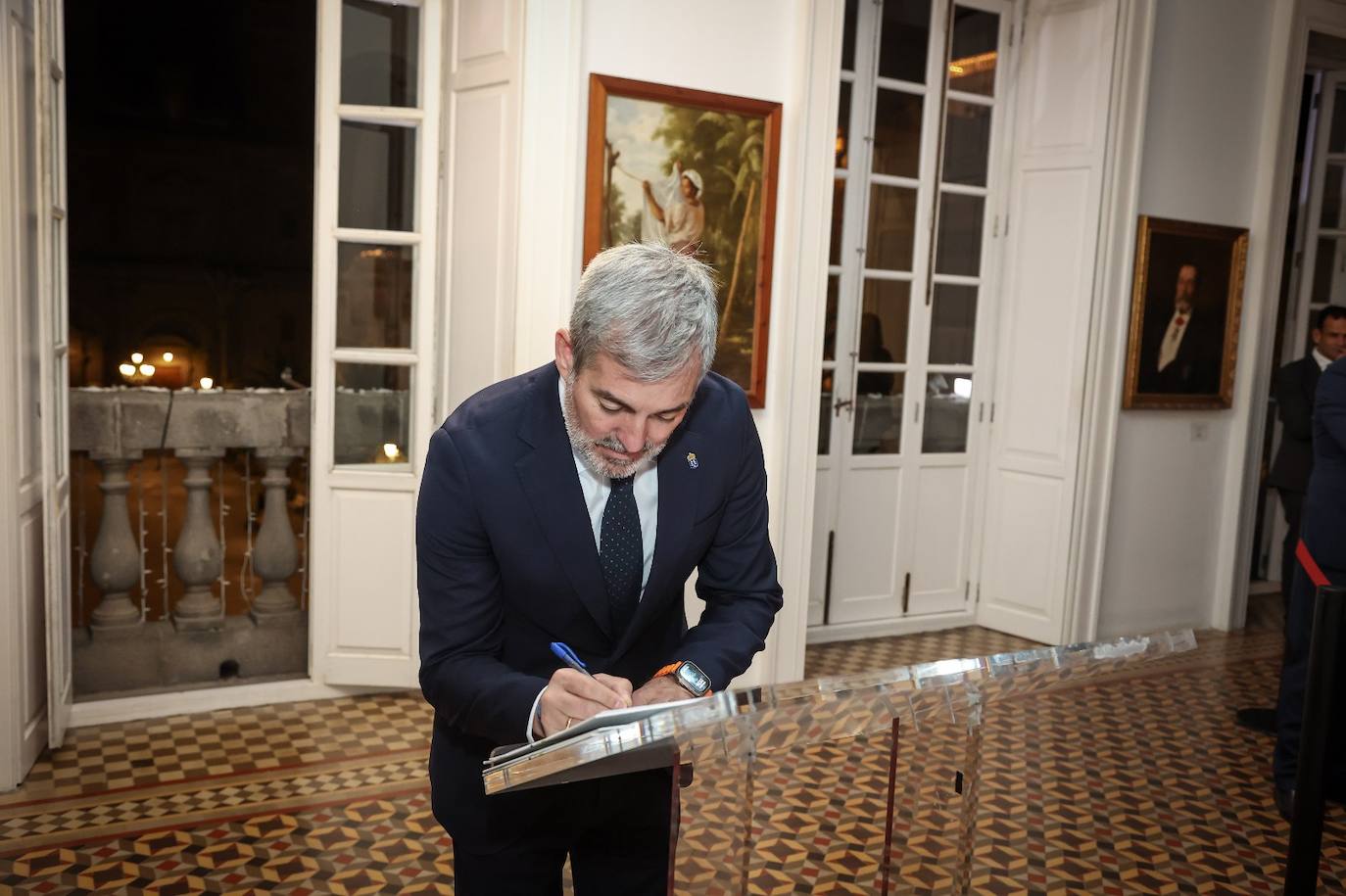 Capilla ardiente de Jerónimo Saavedra