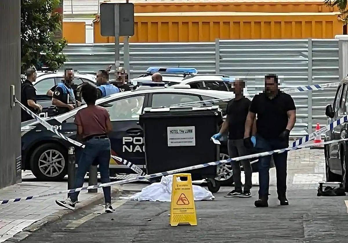 Suceso en la calle Emilio Castelar, Las Palmas de Gran Canaria.