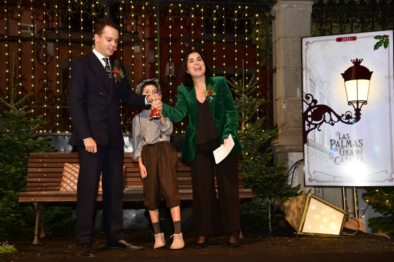 Las Palmas de Gran Canaria brilla con el encendido navideño