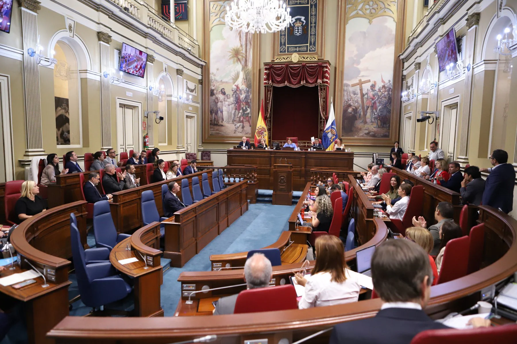 Imagen de archivo de una sesión plenaria de la Cámara autonómica.