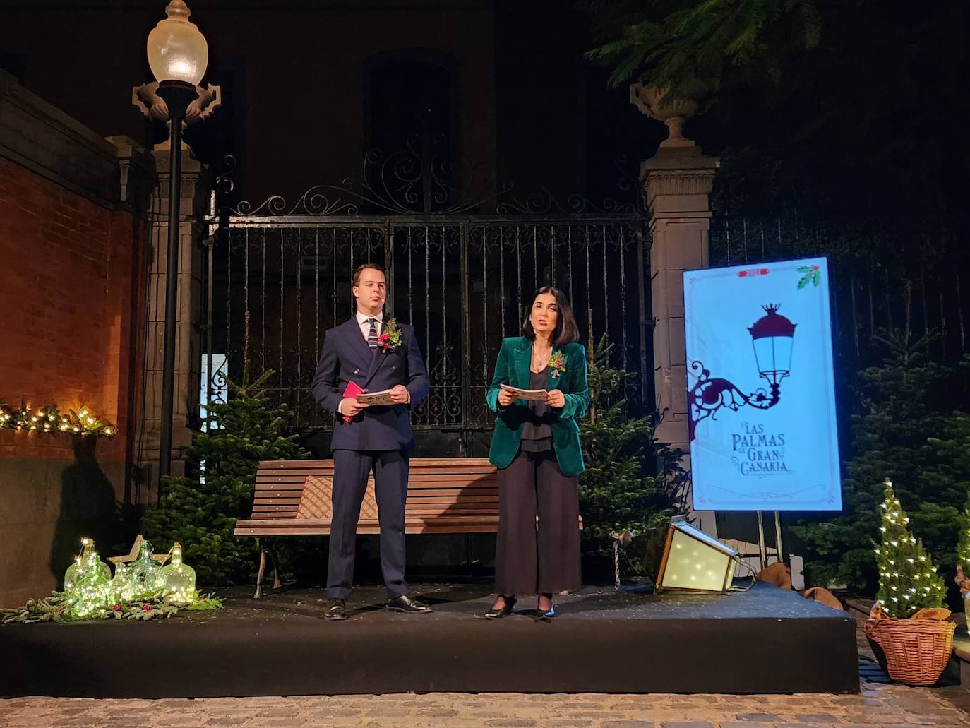 Las Palmas de Gran Canaria brilla con el encendido navideño