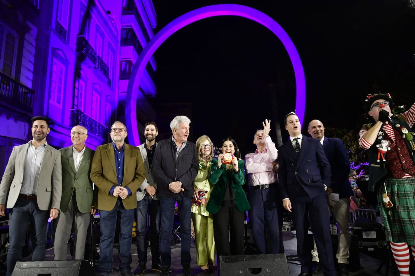 Las Palmas de Gran Canaria brilla con el encendido navideño