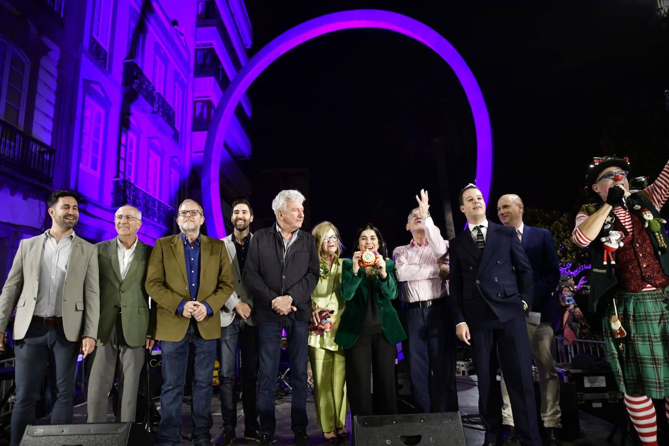 Las Palmas de Gran Canaria brilla con el encendido navideño