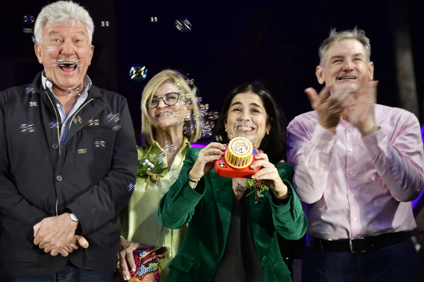 Las Palmas de Gran Canaria brilla con el encendido navideño