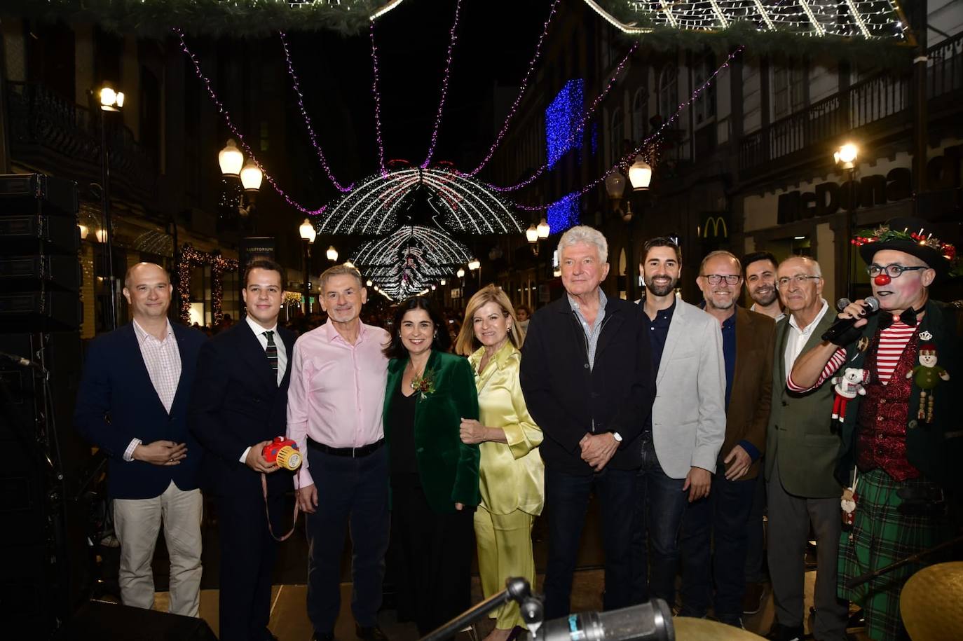 Las Palmas de Gran Canaria brilla con el encendido navideño