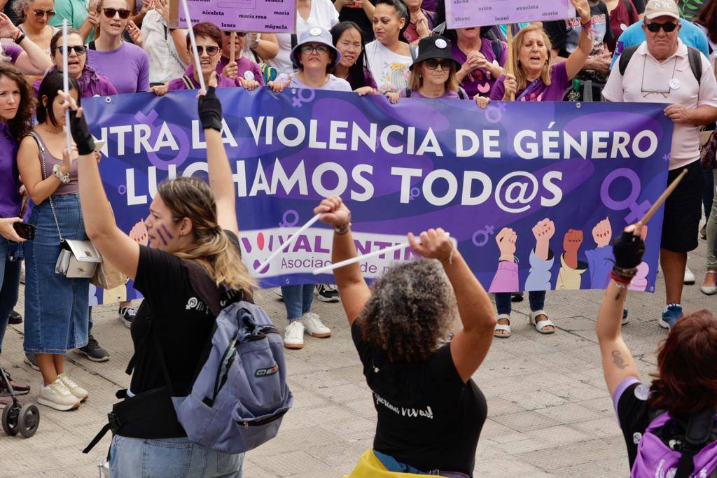 El feminismo canario se moviliza en la capital grancanaria