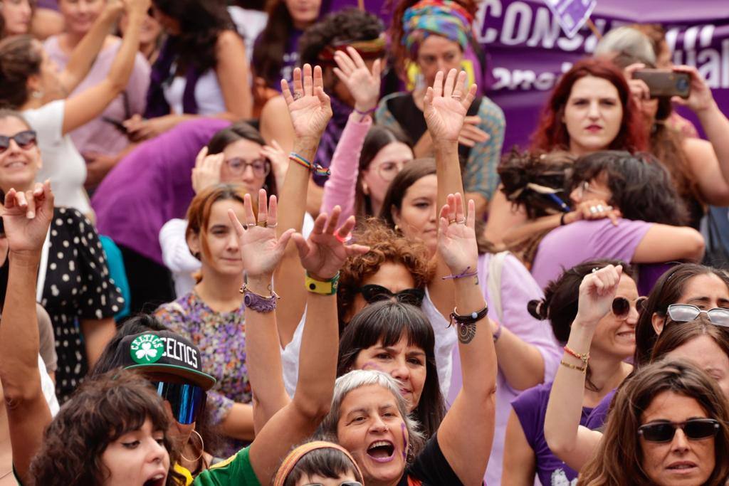 El feminismo canario se moviliza en la capital grancanaria