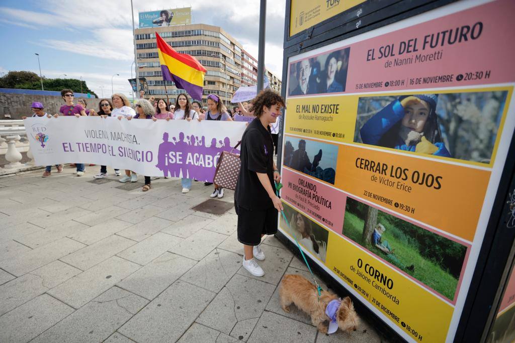 El feminismo canario se moviliza en la capital grancanaria