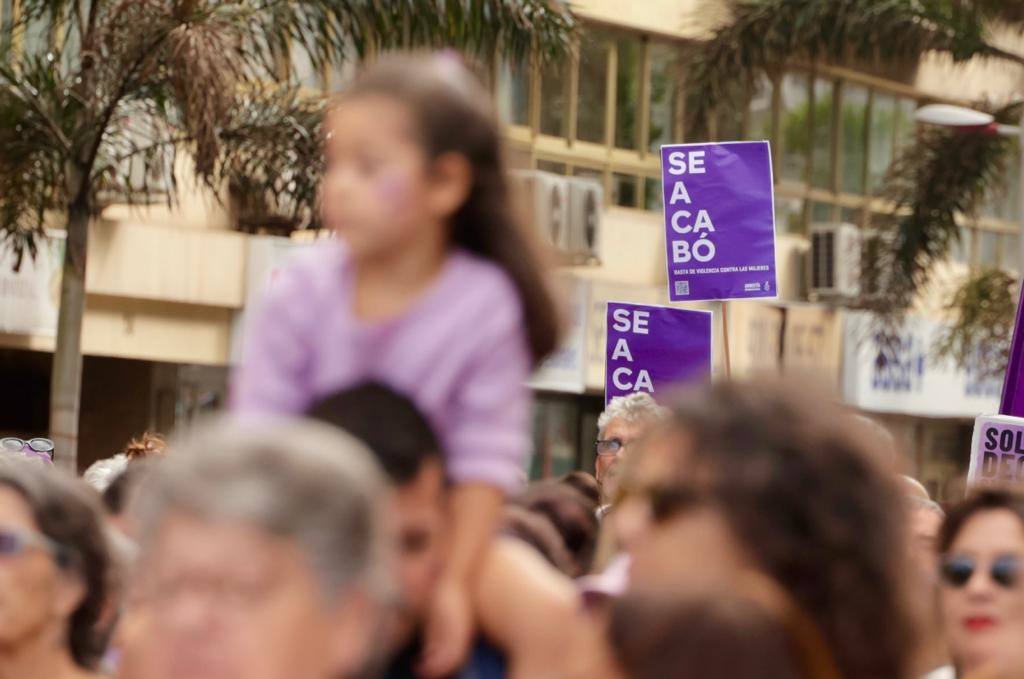 El feminismo canario se moviliza en la capital grancanaria