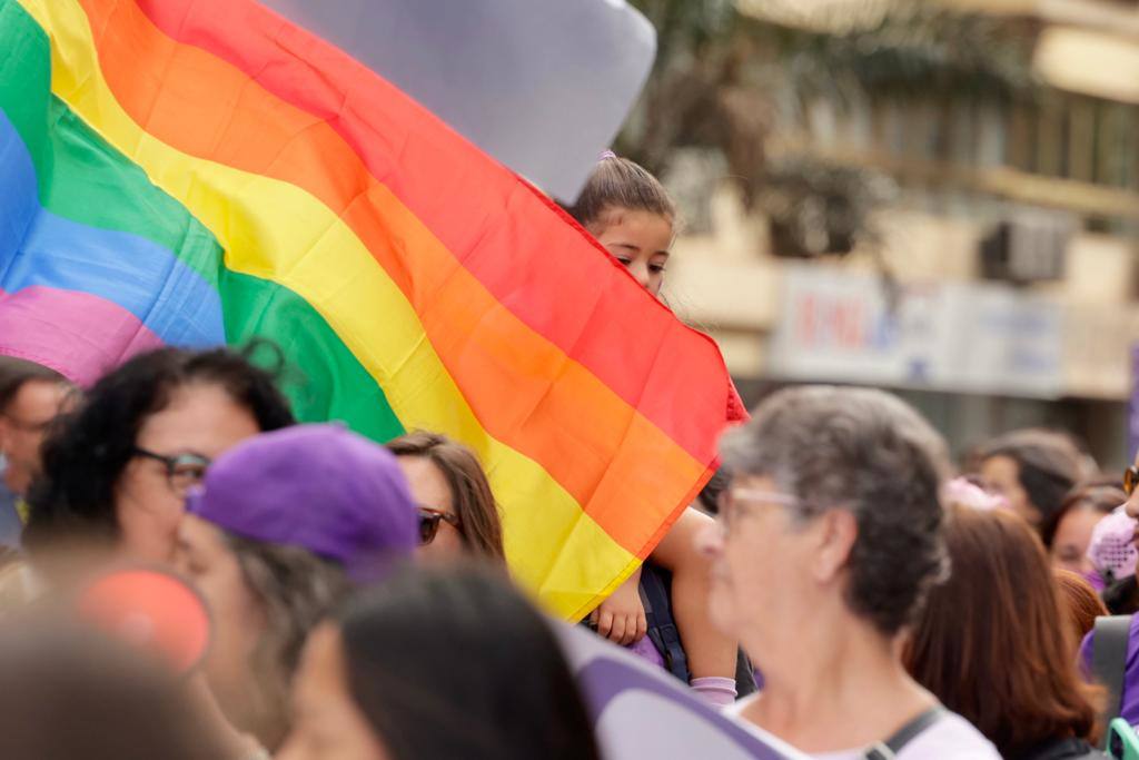 El feminismo canario se moviliza en la capital grancanaria