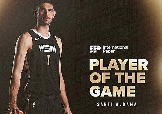 Aldama fue el mejor de su equipo antes los Suns.