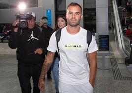Jesé, el pasado mes de septiembre a su llegada a Brasil para fichar por el Coritiba.