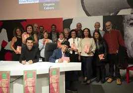 Un momento de la presentación del libro, celebrada el pasado viernes en Arrecife.