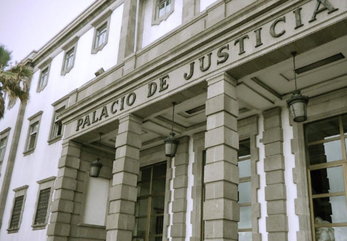 Fachada del Tribunal Superior de Justicia de Canarias.