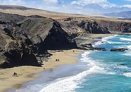Imagen de la playa El viejo Rey, en Fuerteventura.