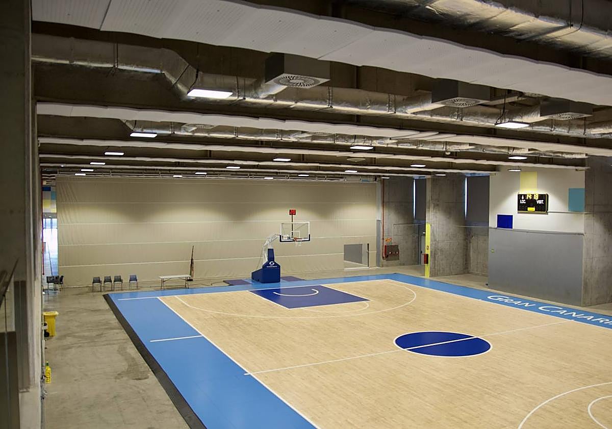 Imagen principal - El IID invierte más de 100.000 euros en mejoras acústicas y de iluminación en la Sala Club del Gran Canaria Arena