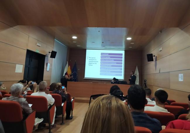 Otro momento de la presentación.