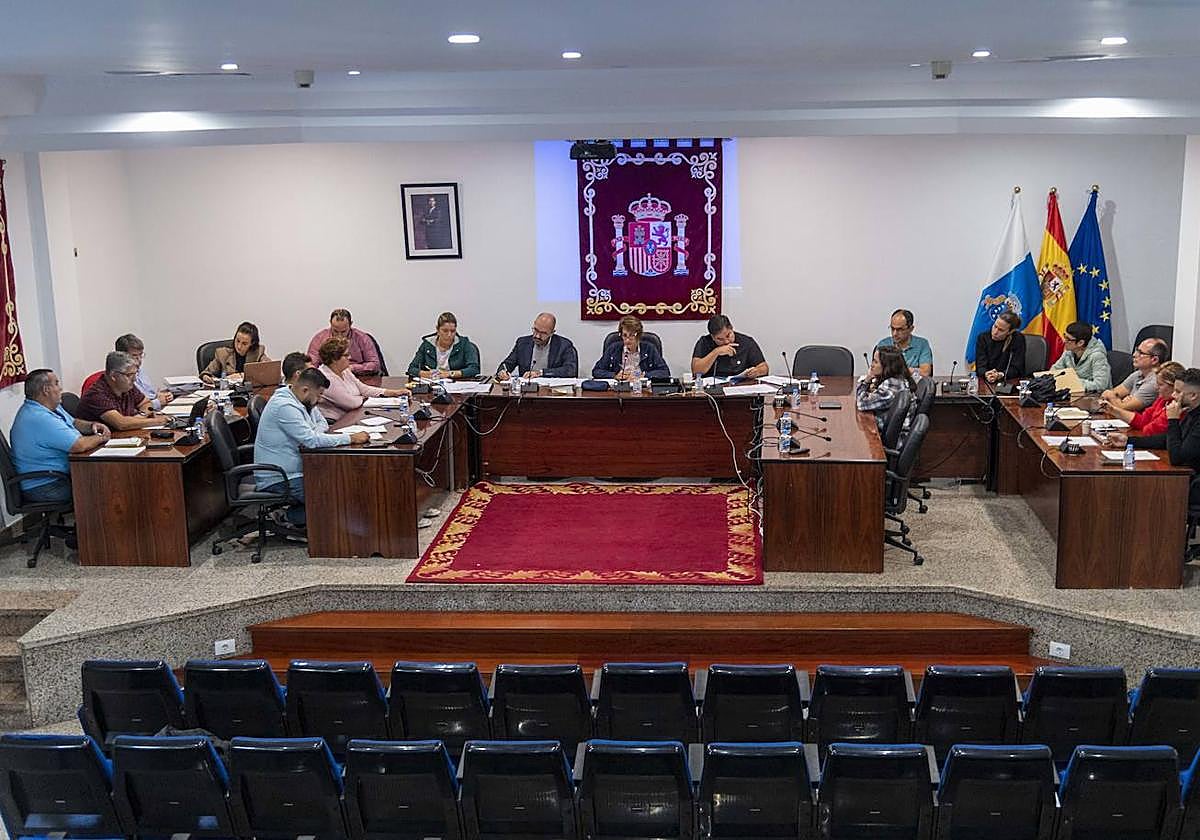 Un momento de la sesión de este viernes.