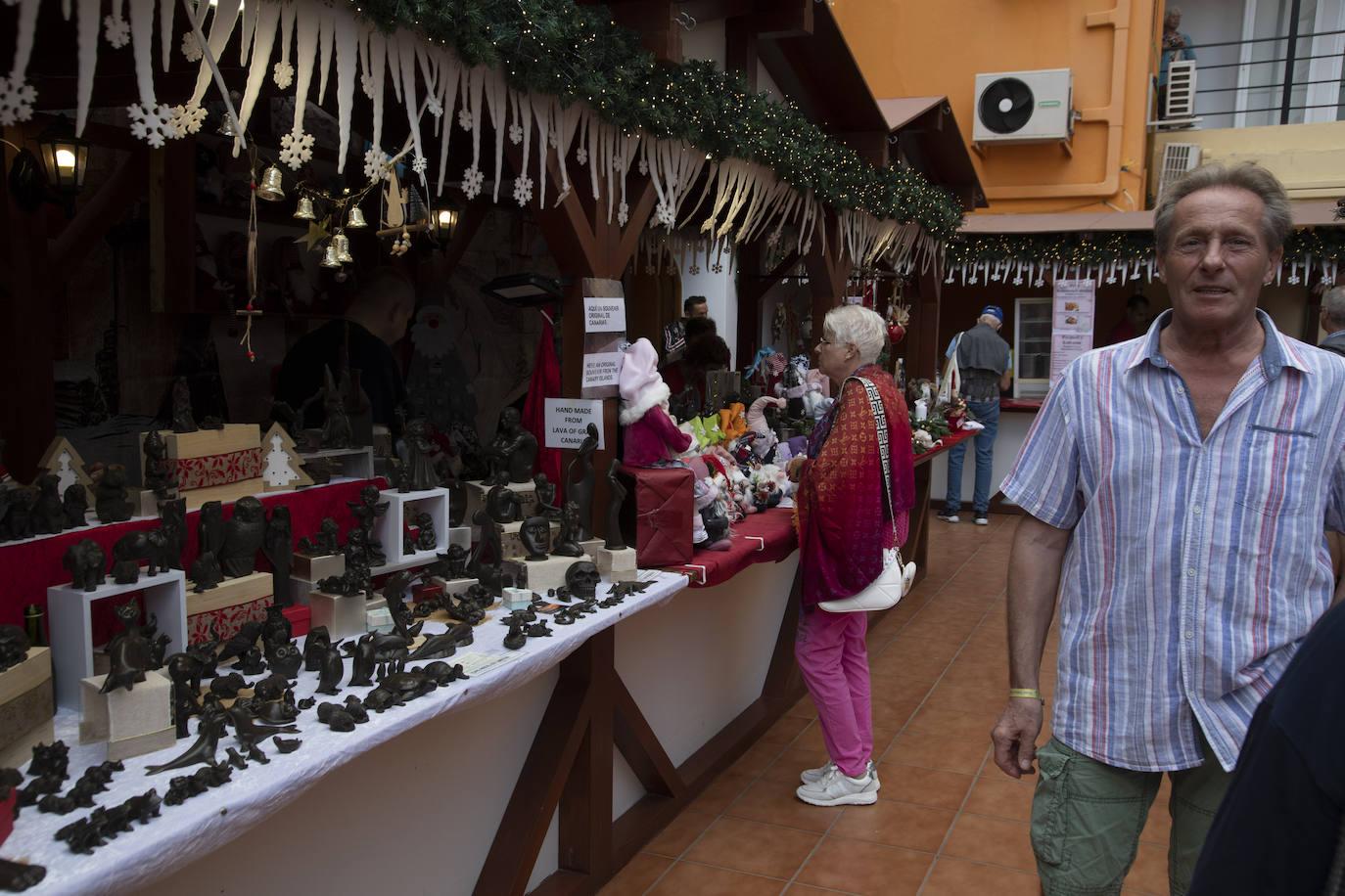 Entre puestos navideños en el Hotel Maritim Playa
