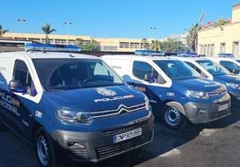 La Policía Nacional suma ocho furgones eléctricos para la provincia de Las Palmas