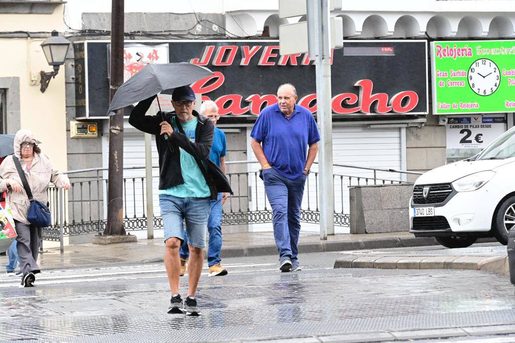 Sábado pasado por agua en la capital grancanaria