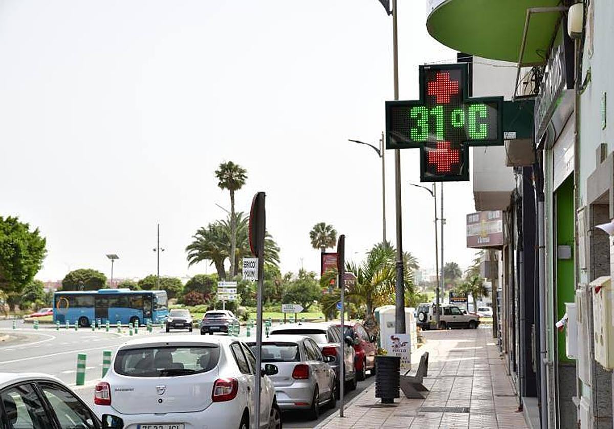 Tiempo calor y calima.