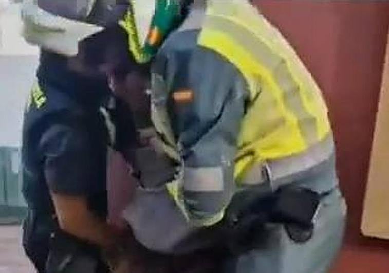 Imagen de la pelea en Gran Tarajal.