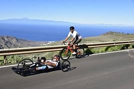 Emotiva imagen de la etapa que cerró la Bike Week.