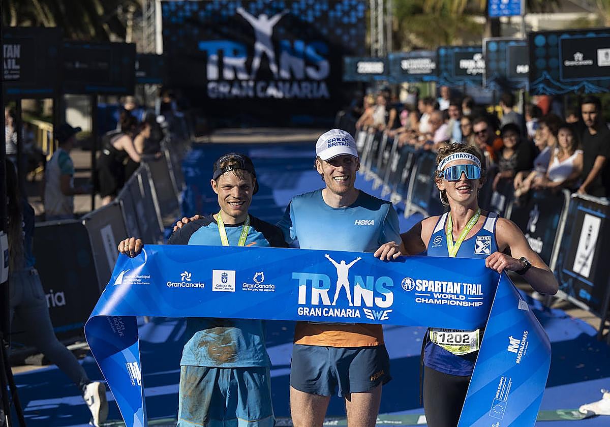 Primeros tres de la categoría masculina de la Advanced 2023.