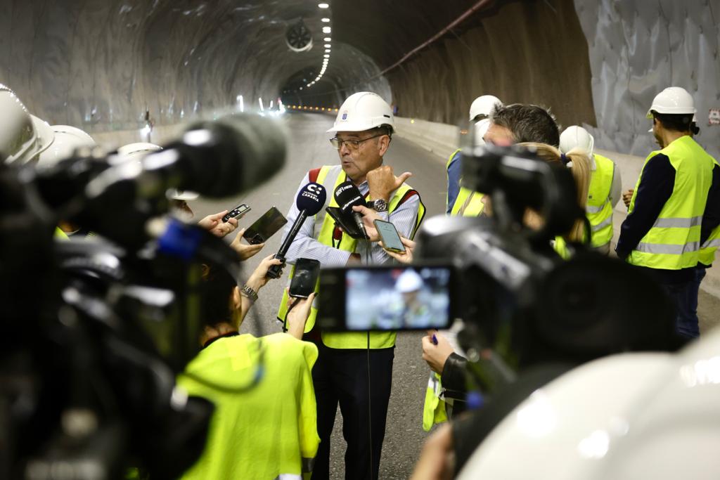 Las obras de los túneles de Faneque, en imágenes