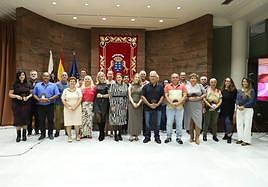 Homenaje a los mayores donantes de Canarias.
