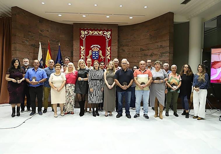 Homenaje a los mayores donantes de Canarias.