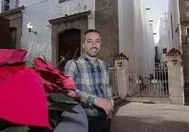 Juan Antonio Peña, alcalde de Telde, en la plaza de San Gregorio.