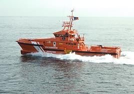 La embarcación de Salvamento Marítimo, Guardamar Caliope.