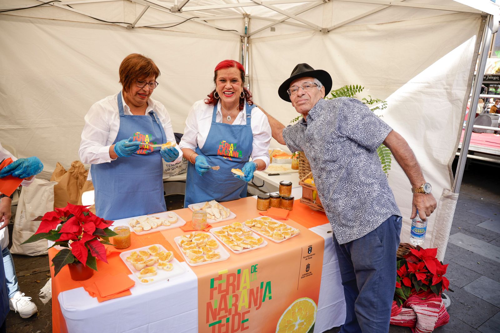 Telde se tiñe de un naranja sabroso