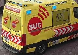 Imagen de archivo de una ambulancia SUC.