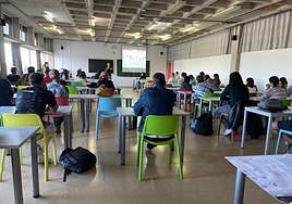 Imagen de la jornada informativo sobre Gaza en la ULPGC.