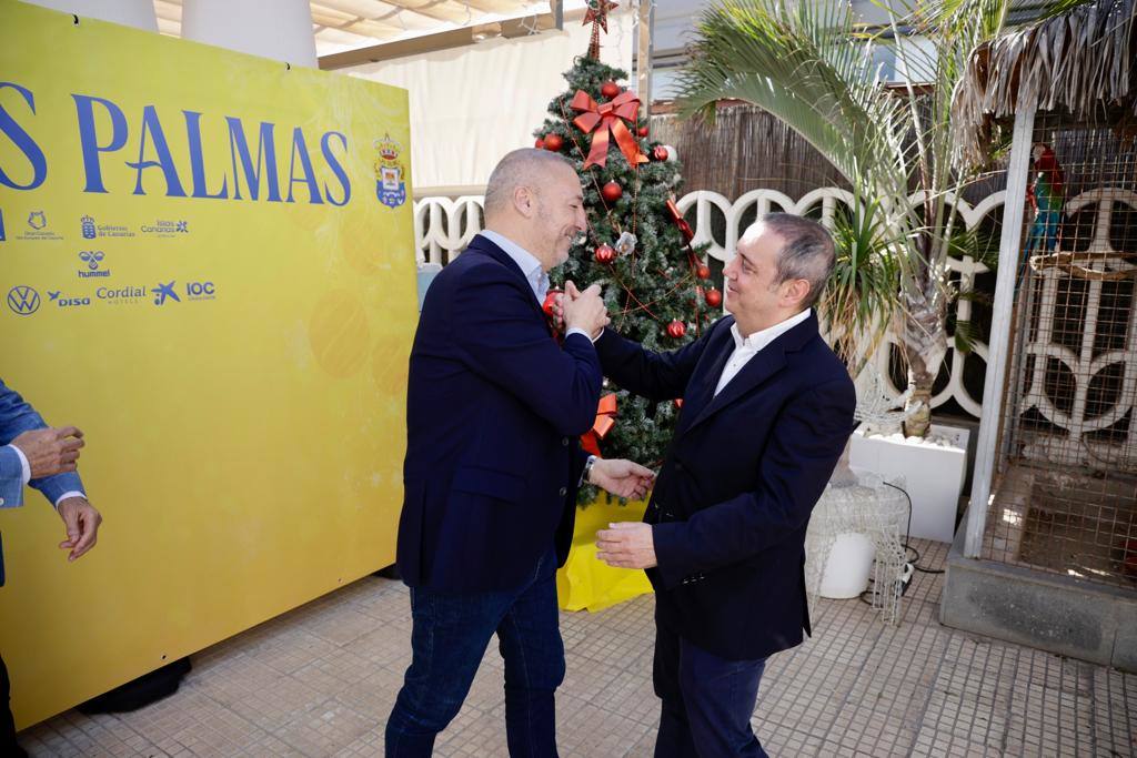La UD Las Palmas ofrece su tradicional cóctel de Navidad