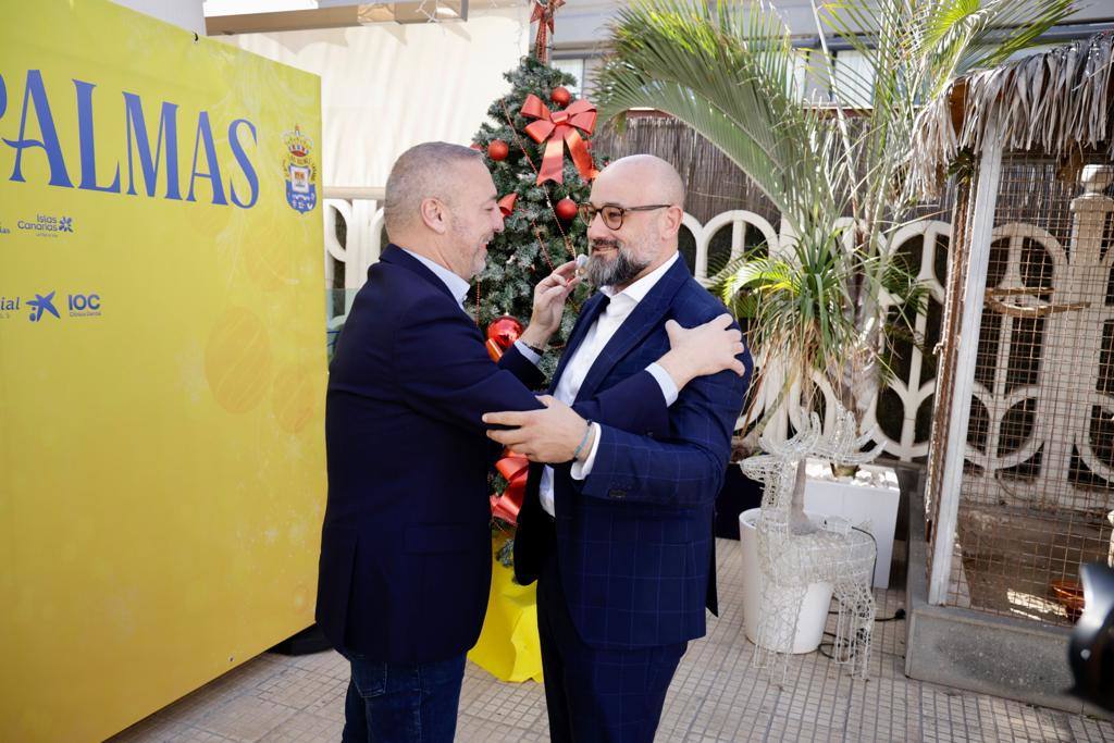 La UD Las Palmas ofrece su tradicional cóctel de Navidad