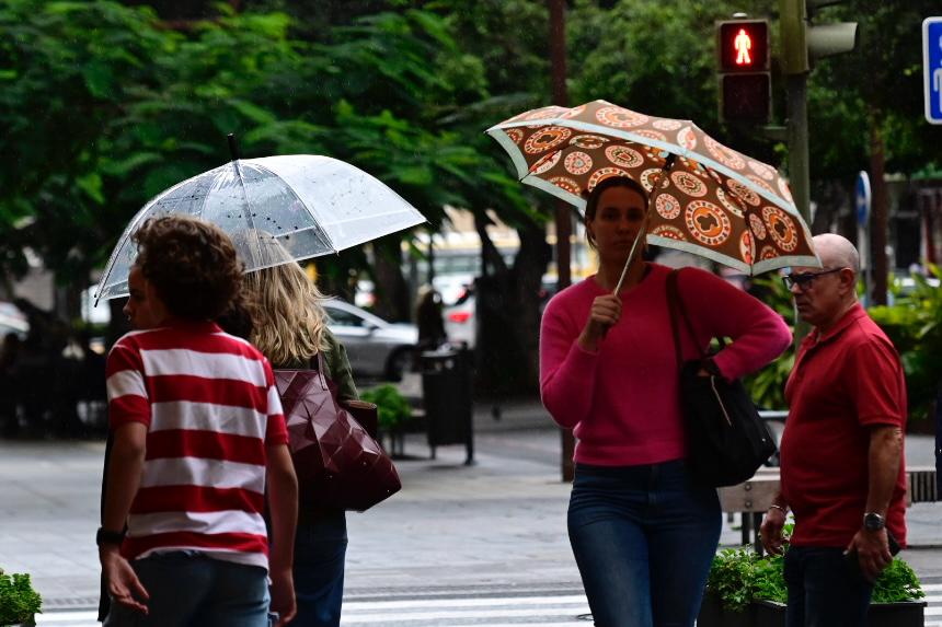 Las lluvias ya están de vuelta en la capital grancanaria