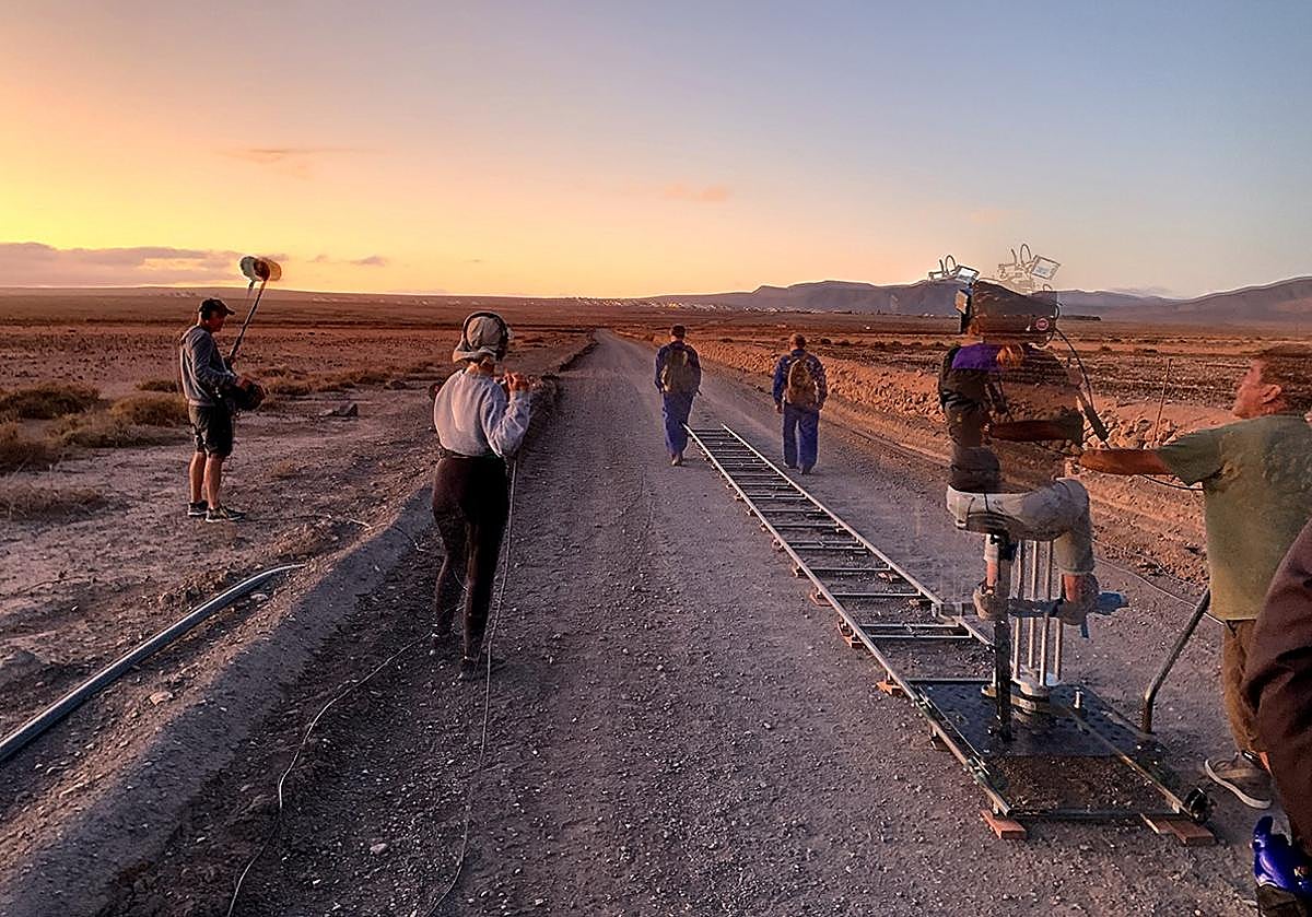 Rodaje de 'Rendir los machos'.