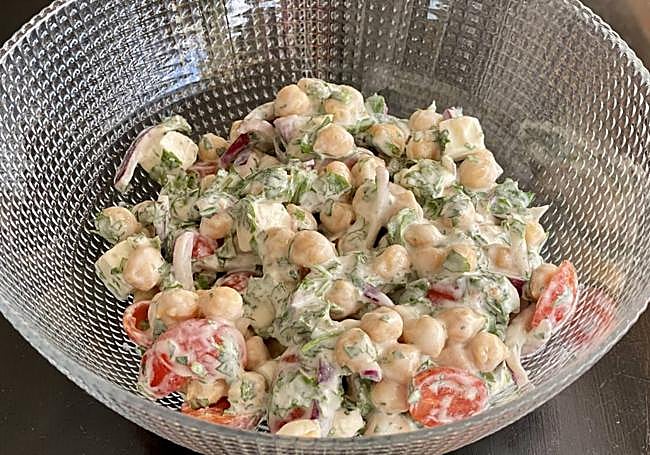 Ensalada de garbanzos