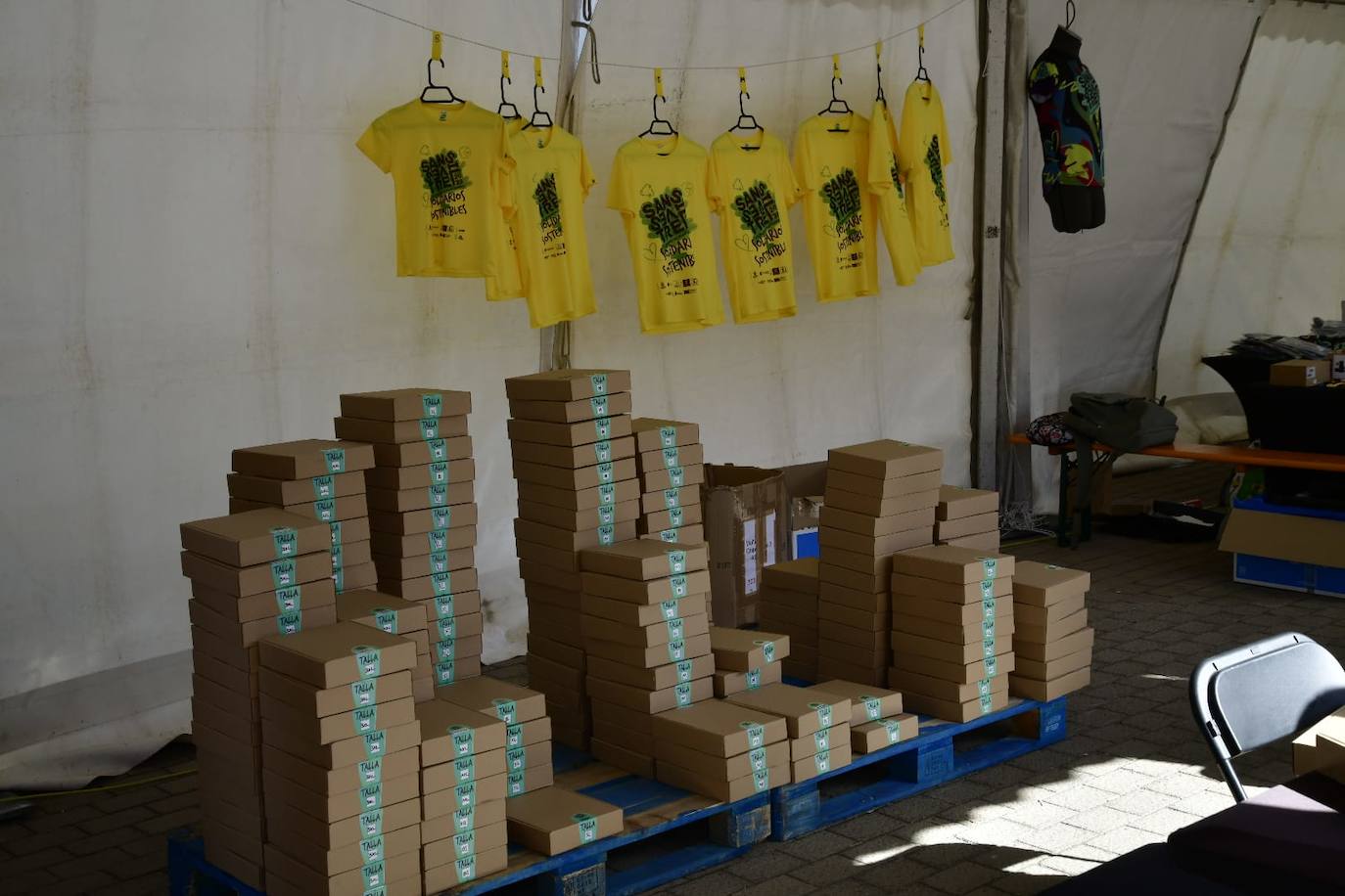 Recogida de box y dorsales de la San Silvestre LPGC