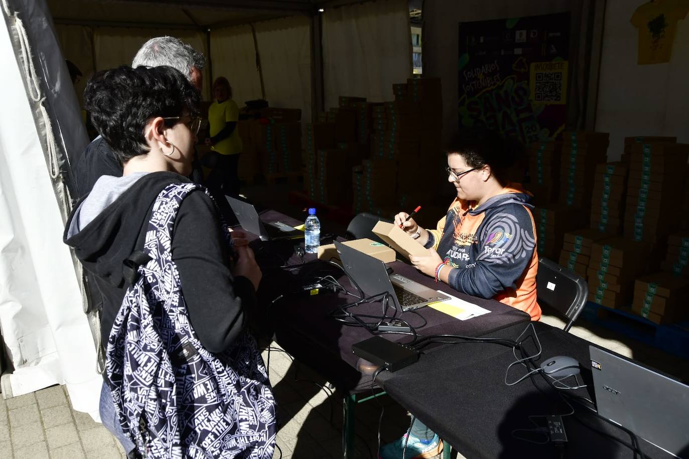 Recogida de box y dorsales de la San Silvestre LPGC