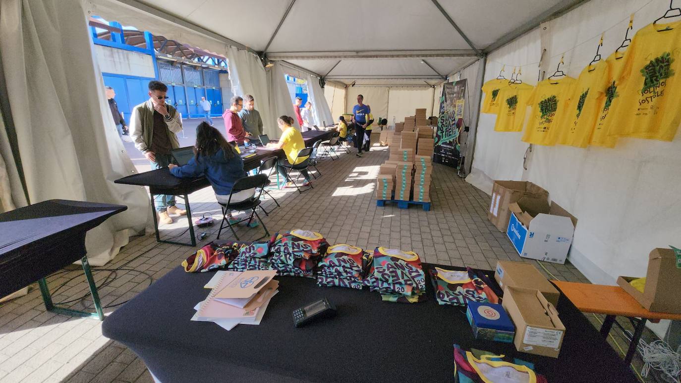 Recogida de box y dorsales de la San Silvestre LPGC