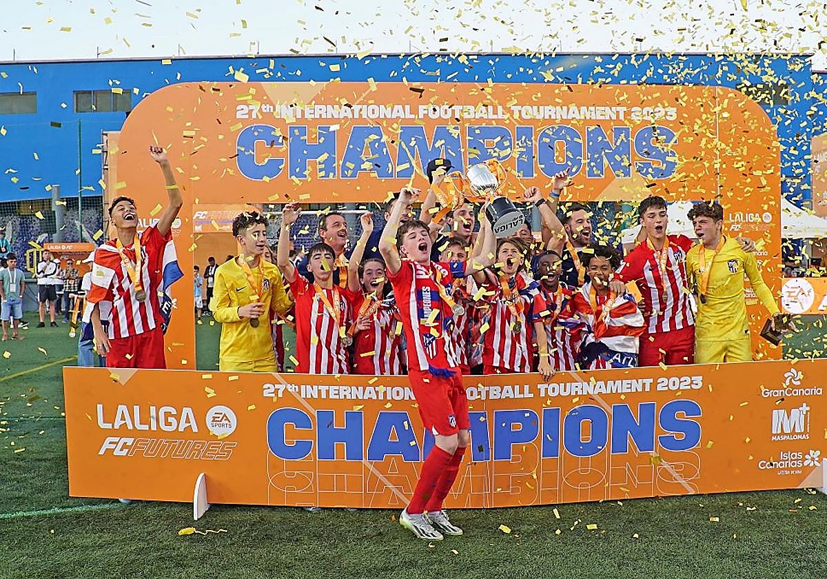 El Atlético de Madrid, campeón de LALIGA FC FUTURES en Maspalomas.