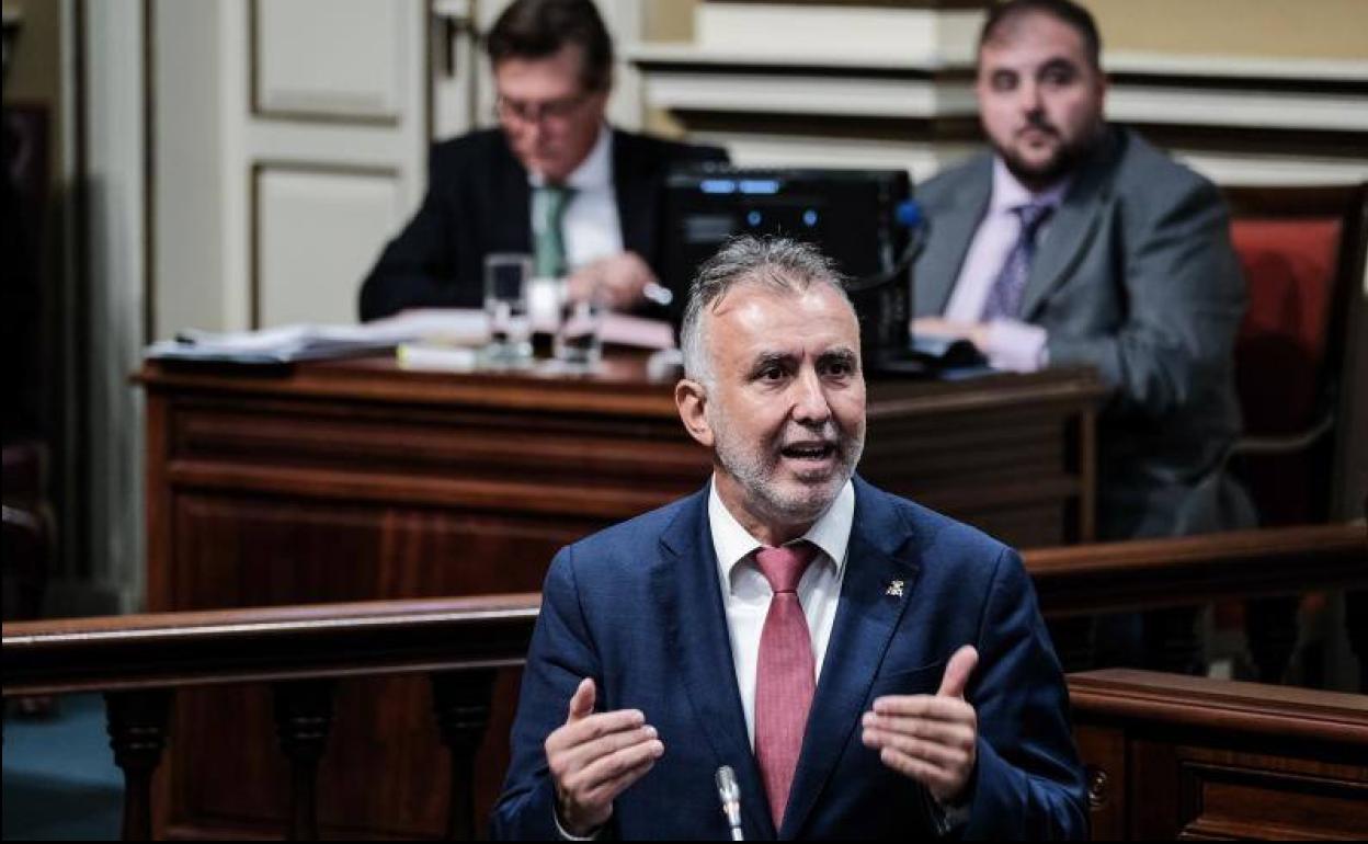 El presidente del Gobierno de Canarias, Ángel Víctor Torres, en una imagen de archivo. 