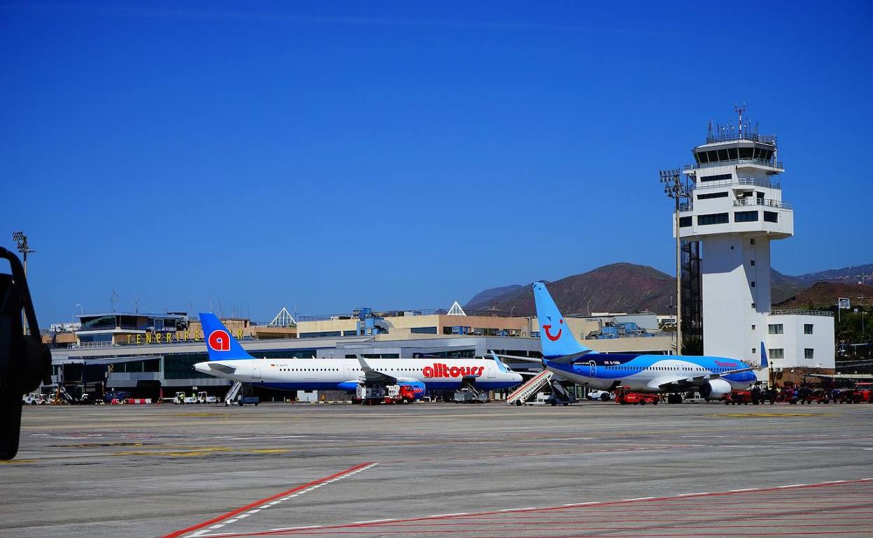 Imagen de archivo del aeropuerto de Tenerife Sur. 